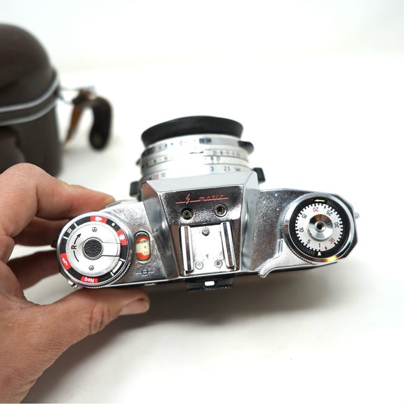 Vintage Zeiss Ikon Tenax Automatic 35mm Tessar 50mm F2.8 /W SPECIAL HOOD&FIFLER - Picture 11 of 13